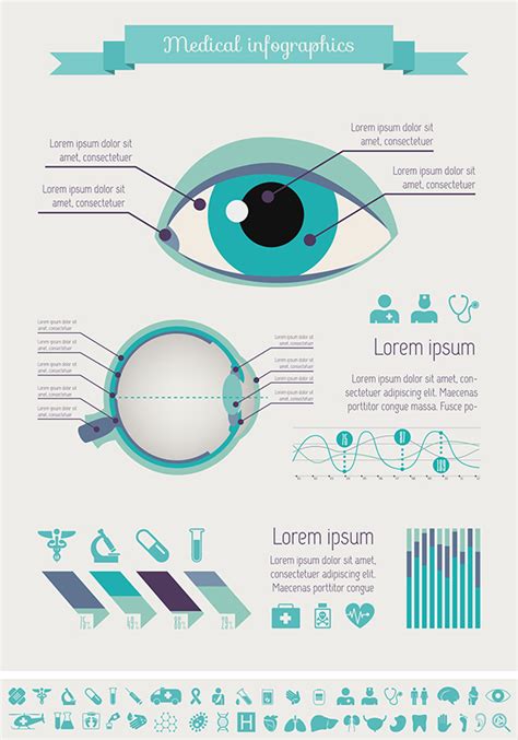 Medical Flat Infographics Template On Behance
