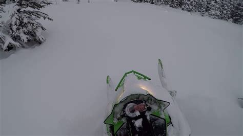 Back Country Snowmobiling In Alaska Chest Deep Powder All Day Part
