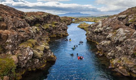 Filecañón Silfra Parque Nacional De Þingvellir Suðurland Islandia