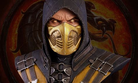 One fatality shown off was by baraka, as he pulls off scorpion's face, rips his brain out, and takes a big bite out of it. Mortal Kombat Scorpion Life-Size Bust by Pop Culture Shock ...