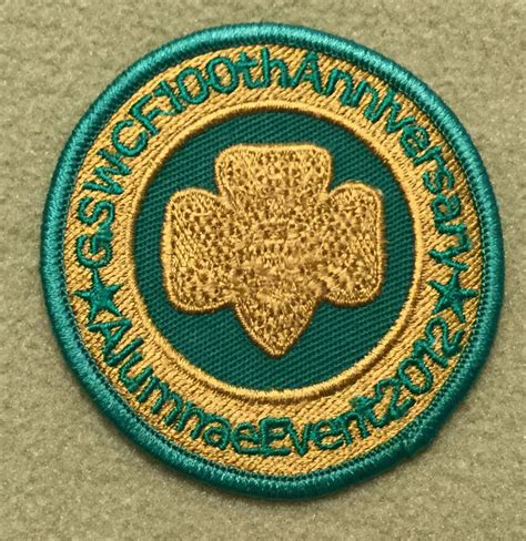 Girl Scouts West Central Florida 100th Anniversary Patch Gswcf 100th