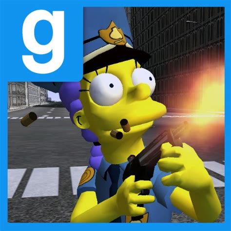 Steam Workshopmarge Simpson Cop The Simpsons Game Player Modelnpc