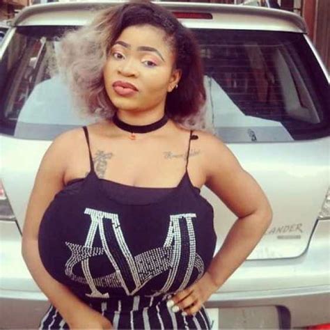 See New Hot Photos Of Nigerian Lady With The Largest Boobs On Instagram