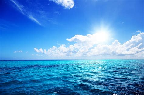 Free Photo Ocean And Sky Blue Ocean Sea Free Download Jooinn