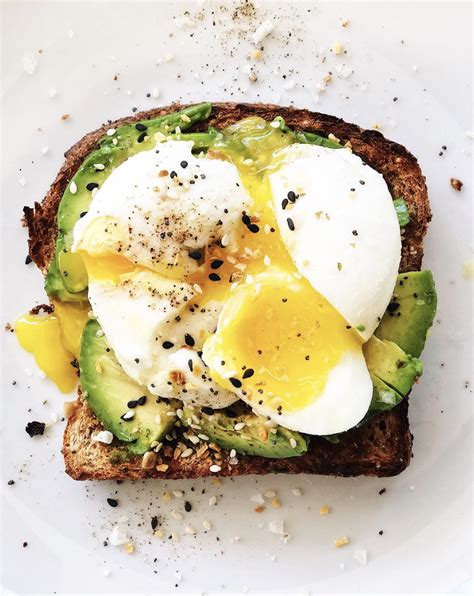 Poached Eggs On Toast With Avocado Decorations I Can Make