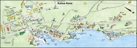 Kailua Kona Island Map Big Island Big Island Hawaii