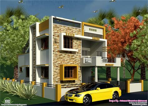 Eco Friendly Houses South Indian Style New Modern 1460 Sq Feet House