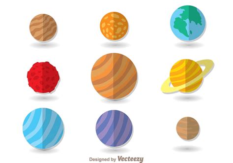 Planets Flat Icons - Download Free Vector Art, Stock Graphics & Images