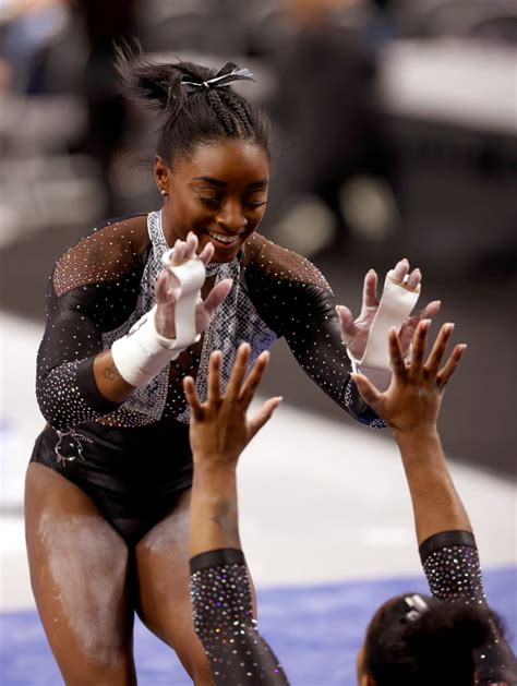 Simone Biles Goat Leotard 2021 Us Gymnastics Championships Popsugar