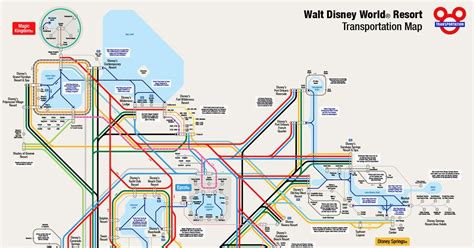 Disney Transportation Map Interactive Guide To Navigate Disney Artofit