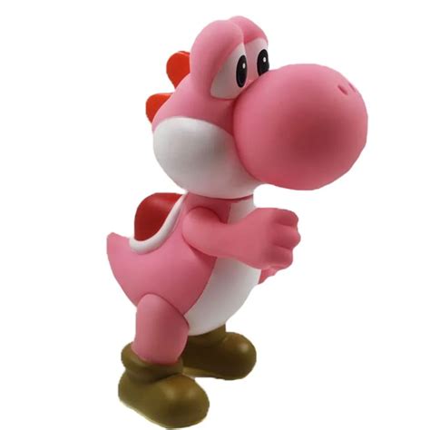 Super Mario Brothersbros Yoshi 13cm5 Pvc Action Figure Toy Ts Red