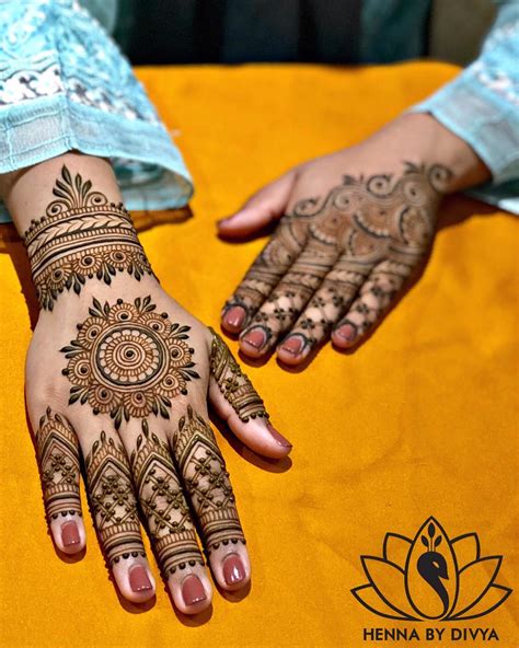 Simple Mehndi Designs Front Hand Bridal Best Design Idea