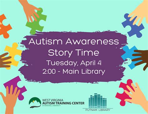 Putnam County Autism Awareness Story Time Wv Autism Training Center