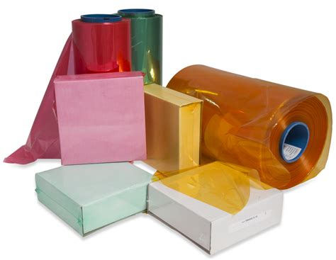 Colored Pvc Shrink Wrap Rolls Red Green And Yellow