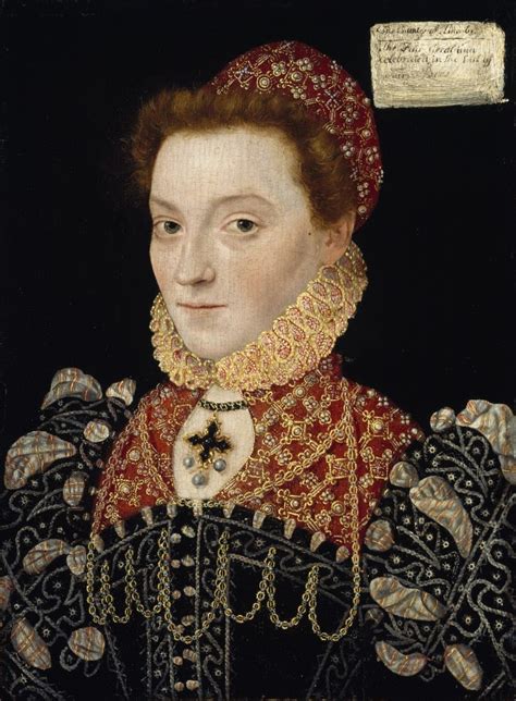 Ca 1575 Elizabeth Fitzgerald Countess Of Lincoln Attributed To Master