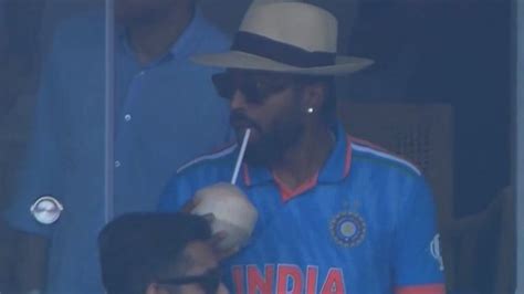 Hardik Pandyas Viral Coconut Water Pic Is Internets New Favourite