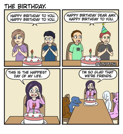 Happy Birthday Funny Comic Strip