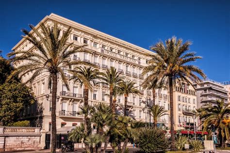 The Hotel West End And Promenade Des Anglais Nice Editorial