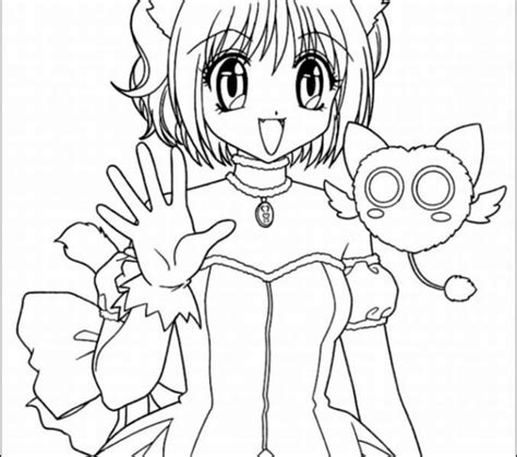 Anime Neko Coloring Pages At Free Printable