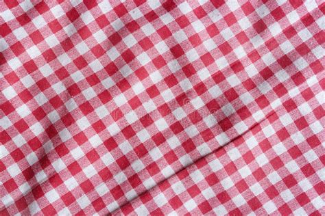 Red Picnic Tablecloth Background Stock Photo Image 55314805