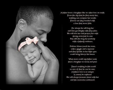 Fathers who are not, usually do not have meaningful relations within the family. 8x10 father daughter poem | Flickr - Photo Sharing!