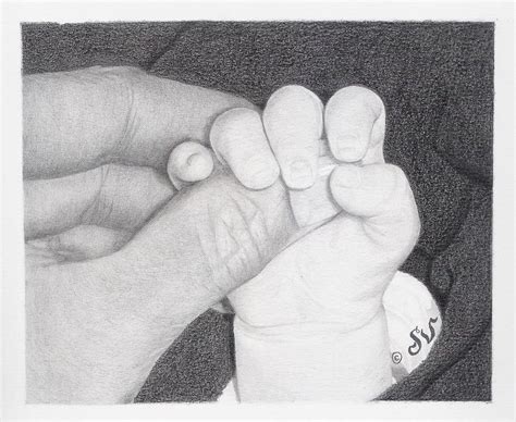 Baby Hand Drawing By S V