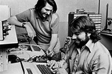 Steve Jobs and Steve Wozniak working from their garage in the 1970s : r ...