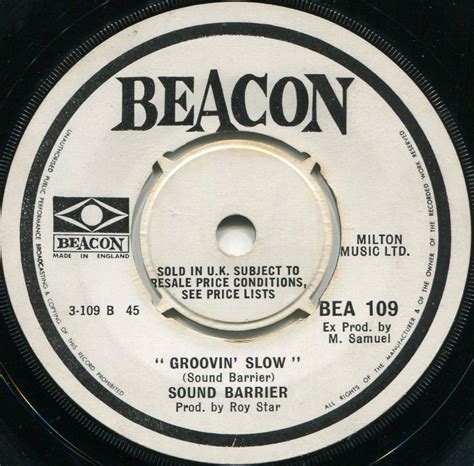 Investors who anticipate trading during these times are strongly advised to use limit orders. Sound Barrier - She Always Comes Back To Me / Groovin' Slow - UK Beacon BEA 109 - casbahcandy