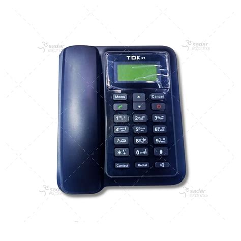 Wireless Gsm Landline Phone Black Tdk 1500 Dual Sim Sadarexpress
