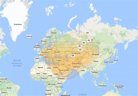 Türksat A at E LyngSat Maps