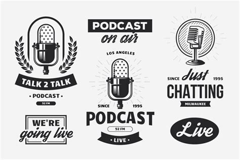 Logotipo Podcast Templates Para Criar O Seu Logos Br