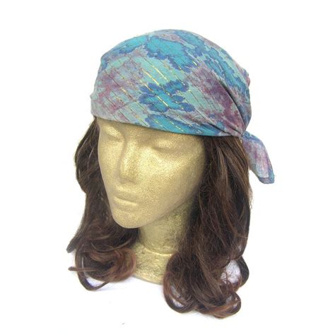 Boho Headscarf Turban Headband Hippie Hair Accessories Cotton Headwrap