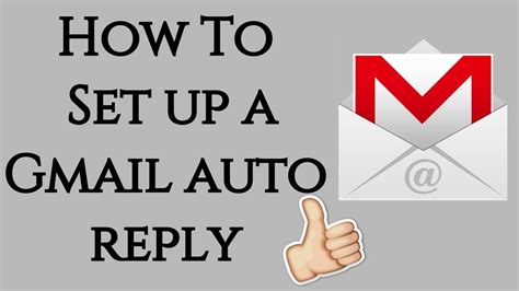 How To Reply Automatically For Incoming Emails In Gmail Youtube