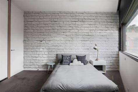 White Brick Wallpaper Room Mural Wall