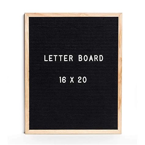 Readywerks Black Felt Letter Board 16x20 Inches