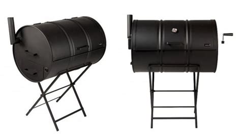 Drumbecue Charcoal Bbq Smoker Made From Gallon Oil Drum
