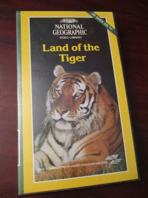 National Geographic Land Of The Tiger Vhs Video Tape £499 Picclick Uk