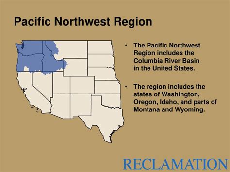 Ppt Bureau Of Reclamation Pacific Northwest Region Partnerships