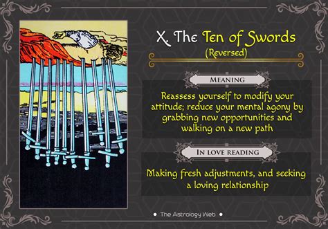 The Ten Of Swords Tarot 10 Of Swords The Astrology Web Swords