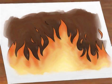 How To Draw Flames 14 Steps With Pictures Wikihow