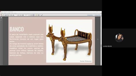 História do Mobiliário Egito Antigo YouTube