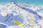 Kössen: Bergbahnen Hochkössen, Pistenplan, Skikarte, Panoramakarte ...