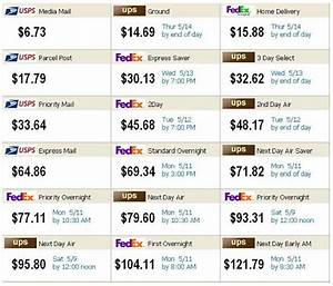 Prices For Ups Prices For Shipping