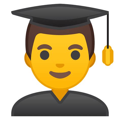 Man Student Emoji Clipart Free Download Transparent Png Creazilla