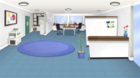 Animated Office Background Clip Art Library