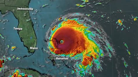 Hurricane Dorian Update Category 5 Storm Tracks Toward Bahamas Still