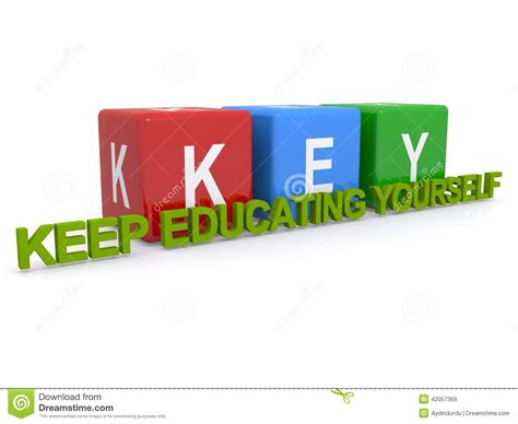 Keep Educating Yourself Stock Image Image Of Study Schooling 42057369
