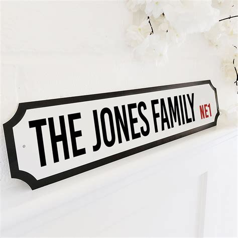 💝 Personalised London Street Sign Daisy Maison Sale Now On 🎀
