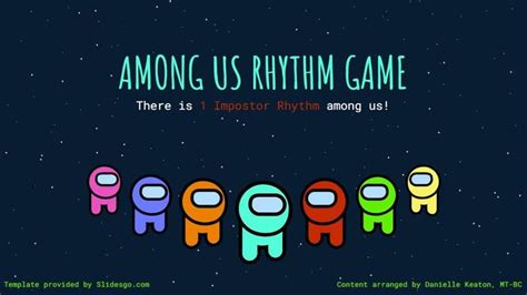 Rhythm Based Among Us School Icebreakers Ppt Themes Powerpoint