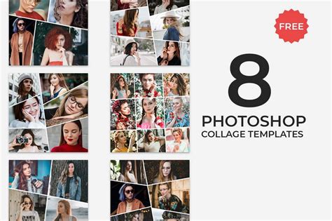 20 Best Photo Collage Templates For Photoshop